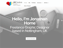 Tablet Screenshot of jhcreative.co.uk